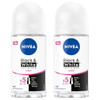 Nivea Women Black & White Invisible Clear Roll-On Antiperspirant Deodorant 50Ml Ãƒ¢Ã¢Š¬Ã¢‚¬Å“ 72 Hour Sweat And Odor Protection No White Marks Alcohol- Fresh Scent Underarm Care Pack Of 2