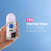 Nivea Women Black & White Invisible Clear Roll-On Antiperspirant Deodorant 50Ml Ãƒ¢Ã¢Š¬Ã¢‚¬Å“ 72 Hour Sweat And Odor Protection No White Marks Alcohol- Fresh Scent Underarm Care Pack Of 3