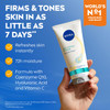 Nivea Skin Firming & Toning Body Gel Cream With Q10 Hyaluronic Acid And Vitamin C Clinically Tested Skin Firming & Toning Cream 72-Hour Moisture 6.7 Oz Tube