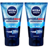 Nivea Men Hydra Max Ocean Power Face Wash Gel 100Ml  Deep Cleansing With Vitamin E & Menthol  Fights Oil Unclogs Pores Refreshes Skin  All Skin Types  Dermatologically Tested Pack Of 2