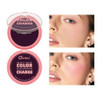 O'Cheal Color-Changing Blush Powder  Black To Pink Cream Blush  Blendable Longwear Glowy Make Up  Makeup Blush For Eyes Cheeks & Lips  Vegan & Cruelty-