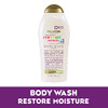 Ogx Extra Creamy + Coconut Miracle Oil Ultra Moisture Body Wash 19.5 Fl Oz Coffee Scrub And Wash Coconut 19.5 Fl Oz