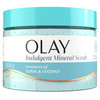 Olay Body Indulgent Mineral Scrub Skin Exfoliating & Massaging Pearls Nourishing Soft & Gentle Formula Reing Bha Vitamin B3 Complex Luxurious Fragrances Coconut & Guava Scent 11 Oz