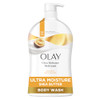 Olay Body Wash For Women Ultra Moisture 24Hr Moisturizing Hydrating & Refreshing B3 Vitamin Complex  Of Parabens & Phthalates For All Skin Types Shea Butter Scent 33 Fl Oz