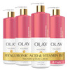 Olay Nourishing & Hydrating Body Lotion For Women With Hyaluronic Acid 17 Oz (Pack Of 4)