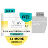 Olay Face Moisturizer Complete+ Rich Moisturizing Cream - Fragrance- Gentle For Dry & Sensitive Skin 3-In-1 Hydrating To Strengthen Nourish Re - Niacinamide Vitamin E & Ceramides 8.5 Oz