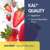 Kal B-12 Adenosylcobalamin Activmelt, Strawberry, White, 90 Count