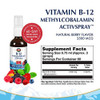 KAL B12 Methylcobalamin ActivSpray 2500mcg, Berry Flavor | Healthy Energy, Nerve, Red Blood Cell Support, 2 oz, 80 Serv.