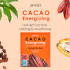 Petitfee Cacao Energizing Hydrogel Face Mask 5Ea - Nourishing Facial Mask With Cacao Seed Butter Brazil Nut Pine Nut Macadamia Revitalizing Hydrating Care