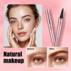 Qic Microblading Eyebrow Peneyebrow Pencils For Women With 4-Fork-Tip Waterproof Eye Brow Pencil Natural Hair-Like And Long-Lasting (Light Brown)