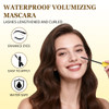 Qic Waterproof Mascaravolumizing & Definingclump-Proof For Natural Lasheslong Lasting Thick And Slender Mascara(Black)