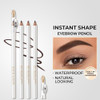 Sace Lady Eyebrow Pencils For Women Brown Eyebrow Pencil With Hair Like Strokes Waterproof Eye Brow Pen Set Built-In Sharpener Instant Shape Define Fill Natural Eyebrows Long Lasting Cruelty