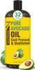 Cold Pressed Avocado Oil For Hair Skin & Face - Big 32Oz - Premium Grade & Hexane  100% Pure Gmo  & Non-Greasy Carrier Oil For Natural Hair And Skincare - Great With Essential Oils