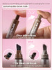Sheglam Brow-Fection Angled Brush & Dip D Microblading Eyebrow Pen Long Lasting Waterproof Easy To Color-Chocolate