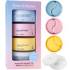 Terez & Honor Peptide Collagen Under Eye Patches - 60 Korean Firming Glowing & Hydrating Hydrogel Mask For Puffy Eyes Dark Circles Wrinkles Fine Lines Undereye Bags - Anti-Aging Eye Gel Pads