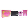 Versace Bright Crystal Absolu Women 3Oz Edp Spray 3.4Oz Shower Gel 3.4Oz Body Lotion Bag 4 Pc  Set