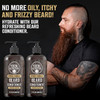 Viking Revolution Beard Wash And Beard Conditioner For Men With Argan Oil And Jojoba Oil - Beard Softener And Strengthener Beard Care Beard Shampoo And Conditioner With Beard Oil (17Oz Spiced Vanilla)