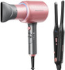 Wavytalk 3/10" Pencil Flat Iron Rose Gold And Blown Away Onic Hair Dryer Rose Gold