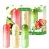 Zaidoc 3 Packs Moisturizing Lip Balm Set Natural Hydrating Lip Care With Strawberry Plant And Avocado Nourishes & Soothes Dry Chapped Lips 0.1Oz