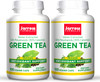 Jarrow Formulas Green Tea 500 mg - 100 Veggie Caps, Pack of 2 - Antioxidant Support -A50% Polyphenols - Cardiovascular & Immune Health - 200 Total Servings