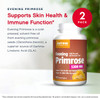Jarrow Formulas Evening Primrose 1300 mg - 60 Softgels, Pack of 2 - Superior Source of GLA - Supports Skin Health & Immune Function - Support for Mild PMS Discomfort - Up to 120 Total Servings