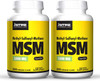Jarrow Formulas MSM 1000 mg - 200 Veggie Caps, Pack of 2 - Methylsulfonylmethane - Important Source of Organic Sulfur - Strengthens Joints - Up to 400 Total Servings