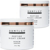 Drmtlgy Peptide Night Cream Face Moisturizer. Fragrance And Oil Hydrating Facial Moisturizer For All Skin Types. 2.1 Oz