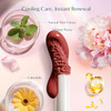 Florasis Celestial Luster Lip Gloss Smooth Lipstick Lips Color (03 Sunlit Apricot)