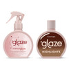 Glaze Hair Shine Bundle Ã¢‚¬Œ Super Gloss Caramel Lights Color Conditioning Gloss & Mirror 4-In-1 Super Sleek Shine Spray Ã¢‚¬Œ For Brown Hair With Highlights