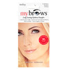 Godefroy Mybrows Long Lasting Eyebrow Transfers Medium Arch Light Brown 48-Pairs Of Brows (96 Individual Transfers)