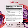 Jarrow Formulas D-Ribose Powder - 7.05 oz  Pack of 2