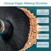 Jessup Makeup Brushes 15 Pcs T092 Bundled With Face Kabuki Makeup Brushes Set T517