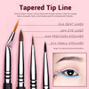 Jessup Eyeliner Brush Set Professional Eye Liner Makeup Brushes 11Pcs T324 With Soft Latex- Sponge Sp002