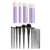Jessup Makeup Brushes Set Black 14Pcs T336 Bundled With Face Kabuki Makeup Brushes Set T517
