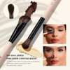 Jessup Double Ended Face Makeup Brushes T508 Bundled With Makeup Brushes Set Professional T512
