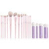 Jessup Pink Makeup Brushes Set 14Pcs T495 Bundled With Face Kabuki Makeup Brushes Set T517