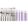 Jessup Makeup Brushes Set Professional 25Pcs Premium Synthetic T511 Bundled With Face Kabuki Makeup Brushes Set T517