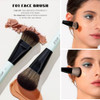 Jessup Double Sided Makeup Brushes Set T502 Bundled With Foundation Brush Sf002