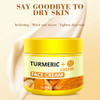 Krmspe Turmeric Face Cream Face Moisturizer Natural Turmeric Skin Facial Moisturizer Evens Tone Hydrating Anti-Aging For Normal Dry Oily & Combination Skin 1.75 Fl Oz