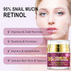 Krmspe Retinol Cream For Face Snail Mucin Face Moisturizer With Retinol And Hyaluronic Acid Anti Aging Face Cream For Women And Men Day & Night Lifting & Firming Anti Wrinkle For All Skin Types 1.76 Fl Oz
