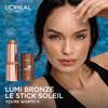 L'Oreal Paris Lumi Bronze Le Stick Soleil Bronzer Stick Cream-To-Powder Bronzer For A Sunkissed Face Makeup Glow 120 Copper Bronzette
