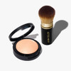 Laura Geller York Baked Double Take Powder Foundation Fair + Retractable Airbrush Kabuki Brush