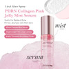 Medicube Pdrn Sun Care & Glow Duo: Pink Pdrn Collagen Glow Jelly Mist Serum And Collagen Glow Sunscreen Spf Care With No White Cast And Just Glow Salmon Dna For Firmer Plump Skin