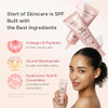 Medicube No Cast Just Glow Collagen Sunscreen Spf 50 Broad Spectrum Face Sunscreen Lightweight Non-Sticky Hydrating Formula Peptide Cica For Soothing & Glow Stocking Stuffers For Women