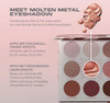 Morphe Rich & Foiled Eyeshadow Palette - Rose To Fame (0.35 Oz) + Continuous Setting Spray (2.8 Oz) - Ultra-Pigmented Metallic Shadows & Long-Lasting Makeup Finish