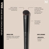 Morphe V105 Dense Edged Concealer Brush - Vegan Pro Series Makeup Brush For Liquid & Cream Makeup - Provides Concentrated Coverage In A Single Press (1 Count)
