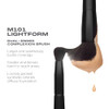 Morphe M101 Lightform Dual-Ended Complexion Brush - 2-In-1 Concealer & Foundation Brush - Smaller Side Blends Hard-To-Reach Areas - Made With Cutting-Edge Synthetic Bristles (1 Count)