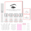 Novobey 2 In 1 Lash Lift Kit & Eyebrow Lamination Kit Professional Lash Lift And Brow Lamination Kit Salon Home Diy Use Curling Wave Lash Extensions Brow Perm Long Lasting For 6-8 Weeks