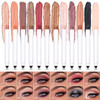 Novobey 12 Pcs Eyeshadow Stick Makeup Set Novobey Matte Shimmer Cream Eyeshadow Crayon Eye Brightener Stick Pen Waterproof Long Lasting Eye Shadow Highlighter Crayon For Women Girls