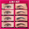 Novobey 6 In 1 Lash Lift & Brow Lamination Kit Brow & Lash Lift Kit With Double Black Brown Color Curling Perming & Voluminous Lashes Brows With Complete Tools Salon & Home Use S For Her